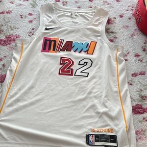 Nike Miami Heat Jimmy Butler Basketball Jersey - White